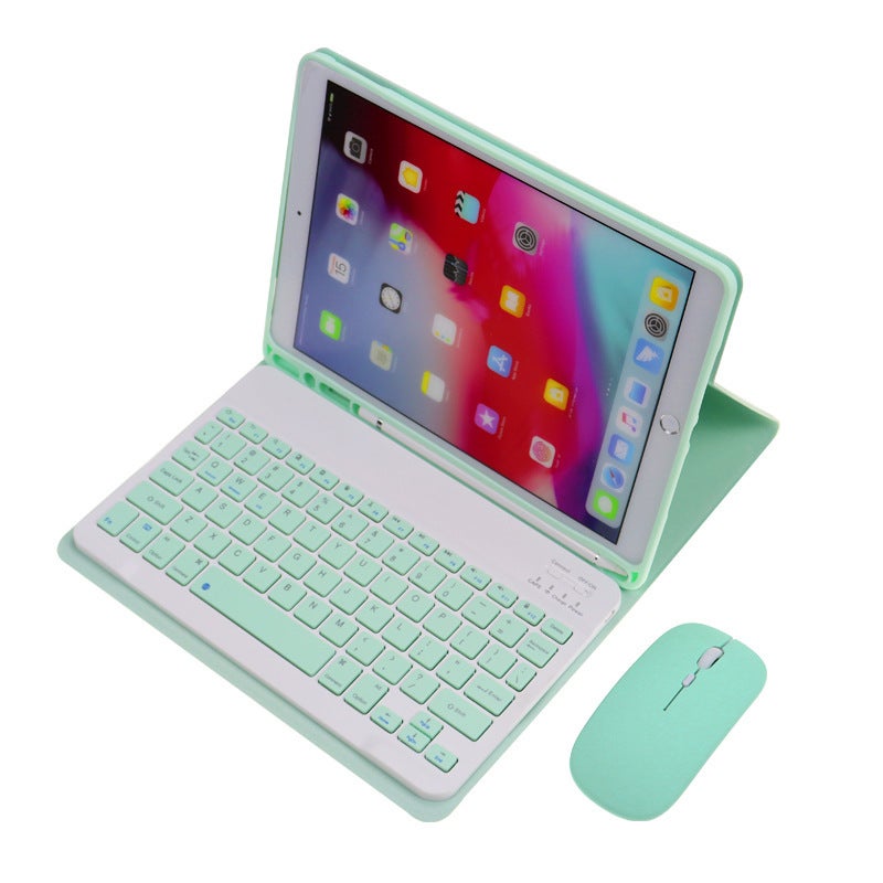 Suitable For Ipada16 Magnetic Split Keyboard 10.5 Silicone Protective Leather Case Drop-Resistant All-In-One 9.7 Case - Image 3
